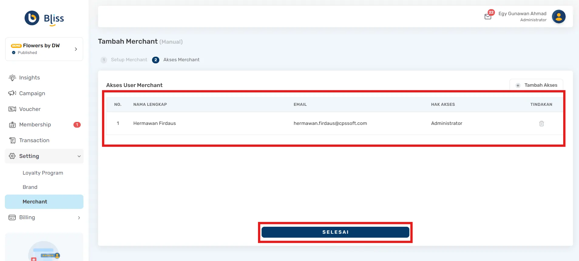 Cara membuat merchant baru