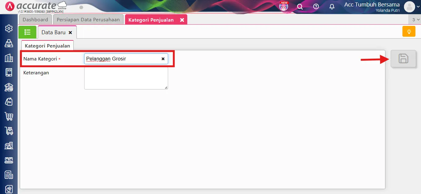 menambahkan harga/diskon grosir