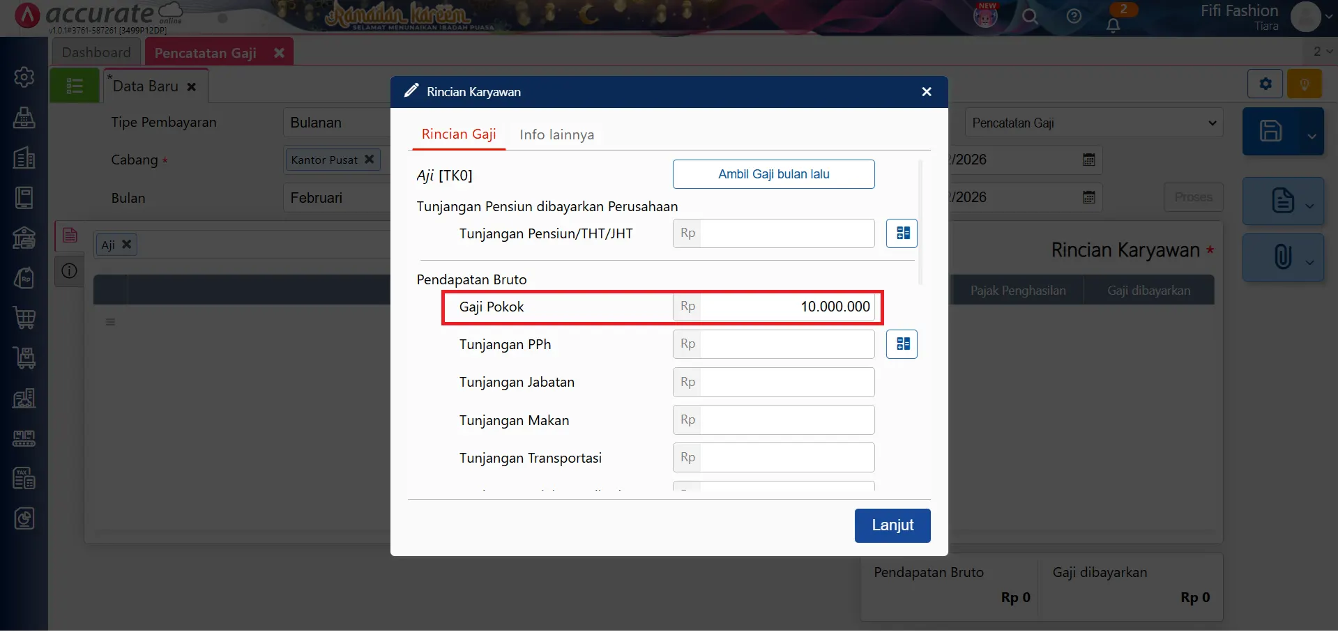 catat resign & hitung PPh 21