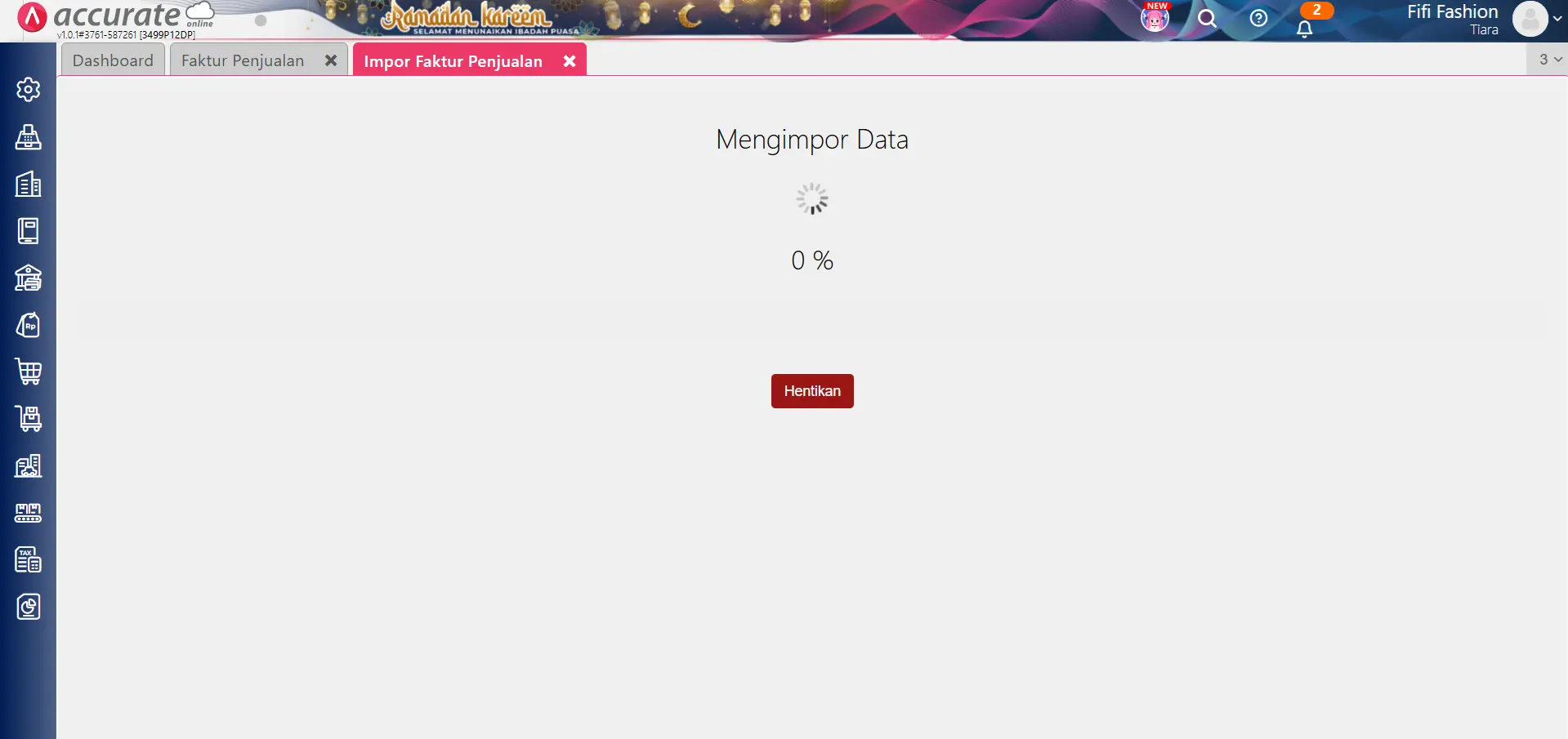 impor faktur dari pesanan penjualan