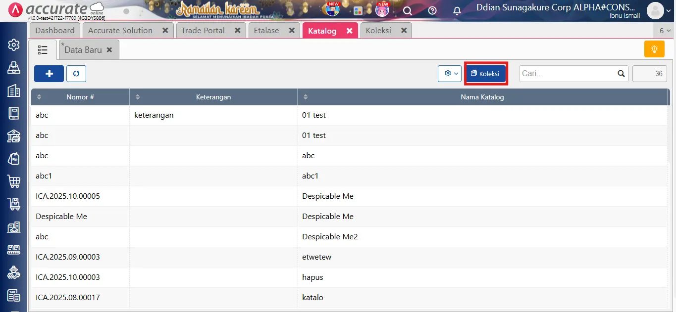 membuat dan setting etalase toko