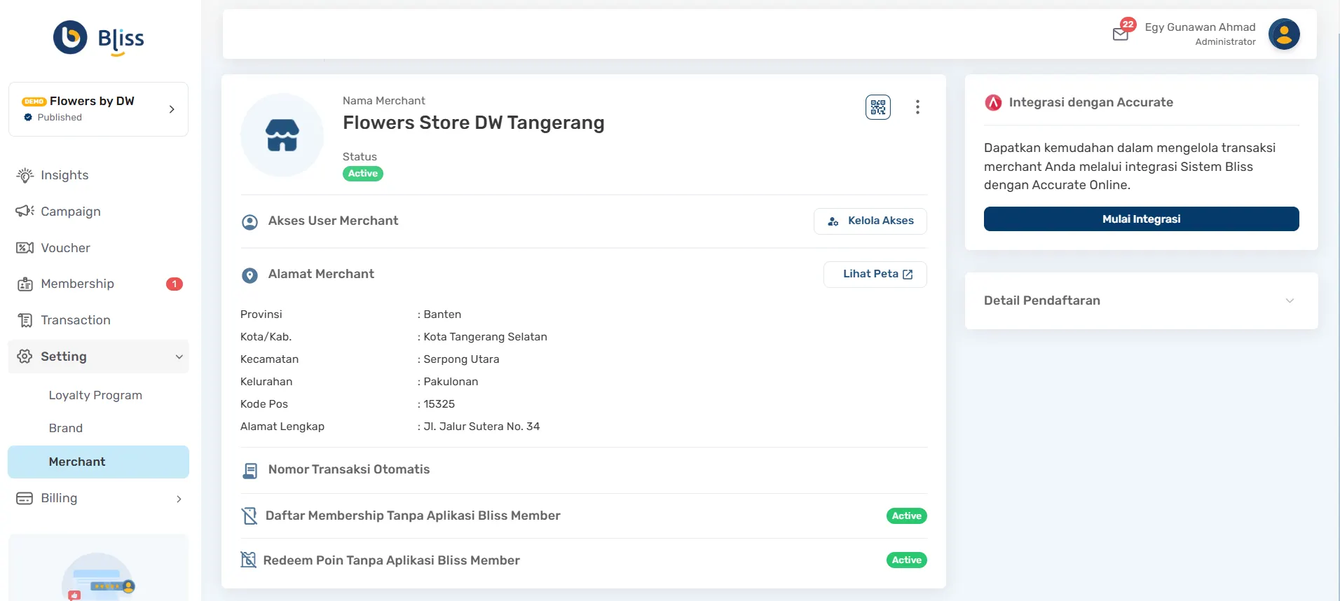 Cara membuat merchant baru