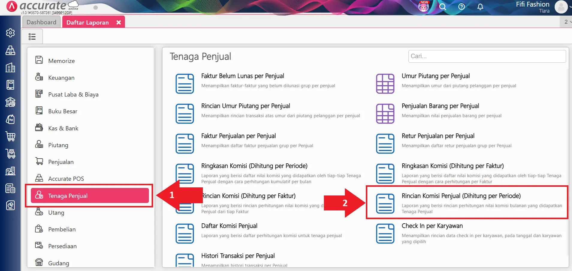 komisi nilai tetap per faktur