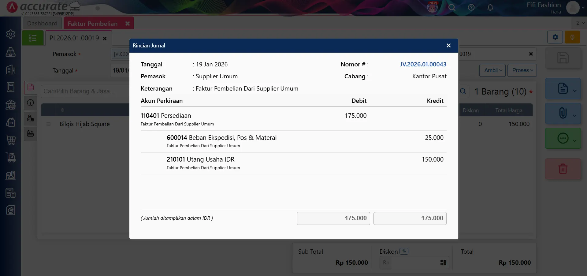 Alokasi biaya tambahan ke HPP