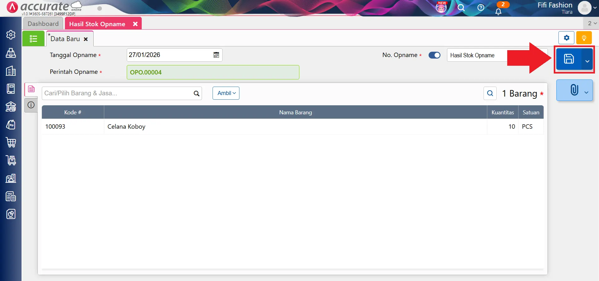 impor hasil stok opname