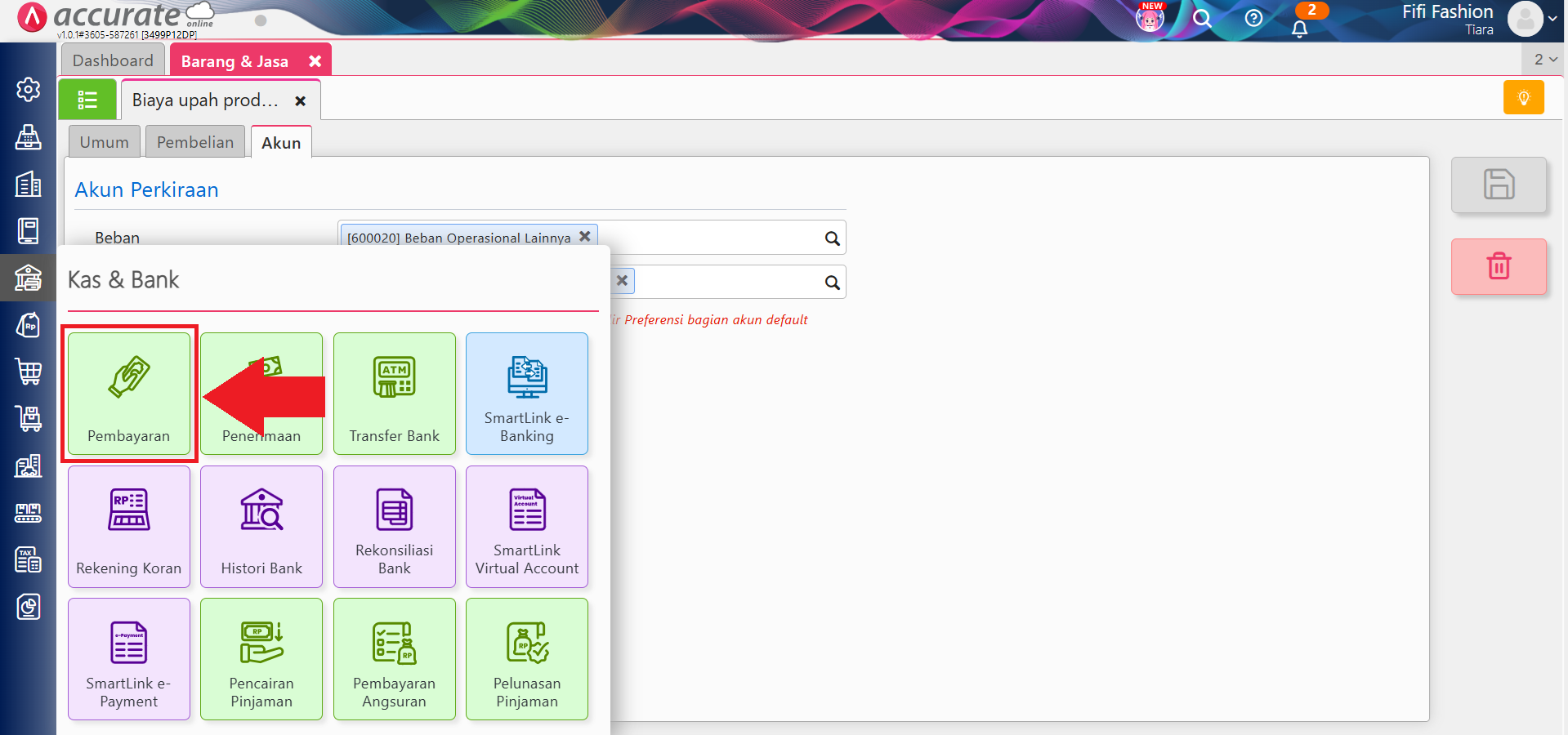 catat alokasi biaya produksi