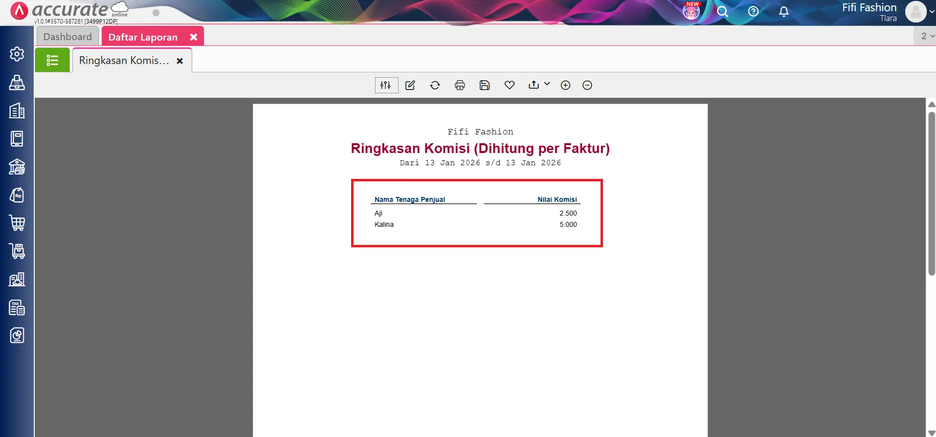 komisi penjualan bertingkat