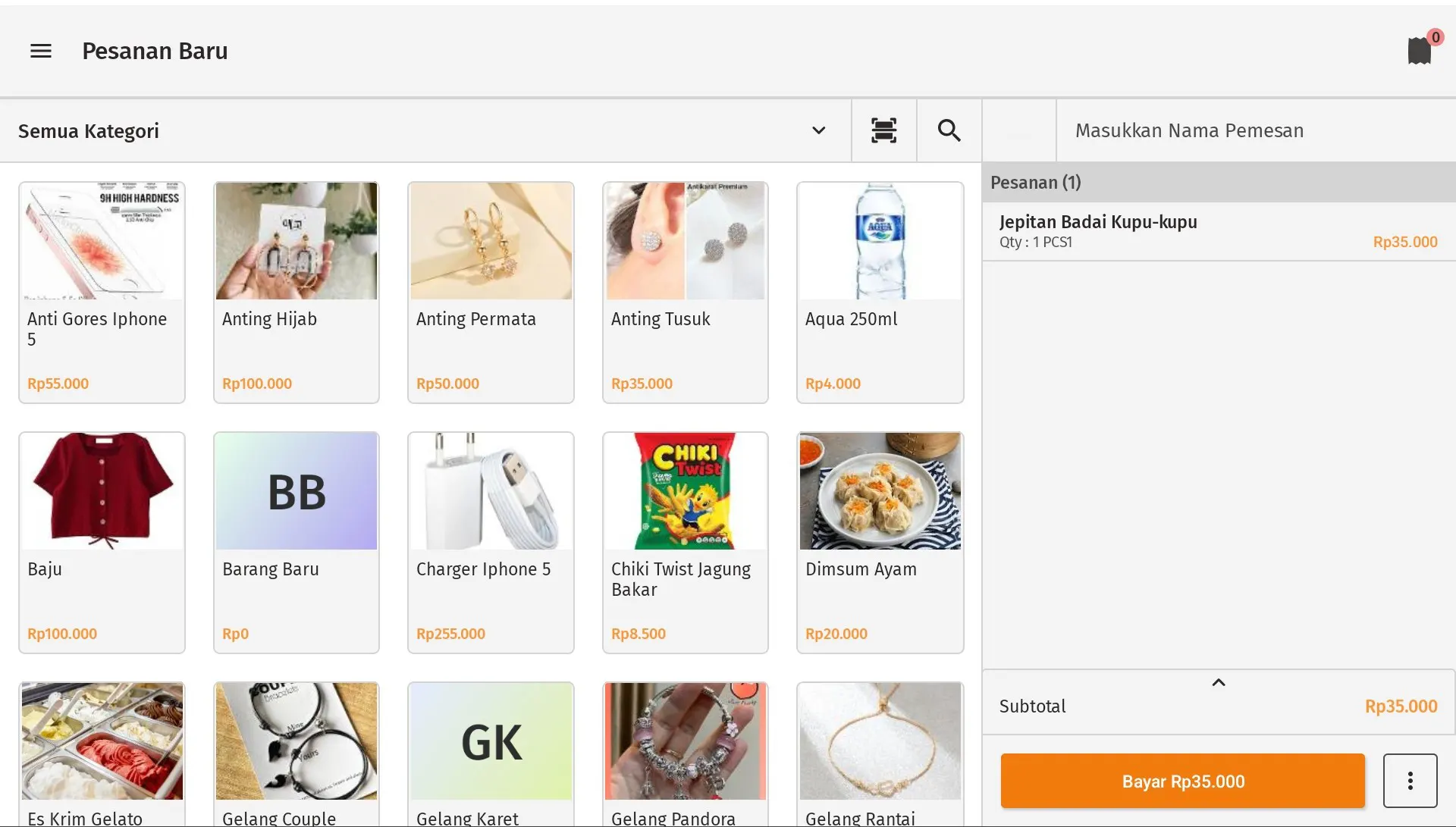 membuat retur ganti barang