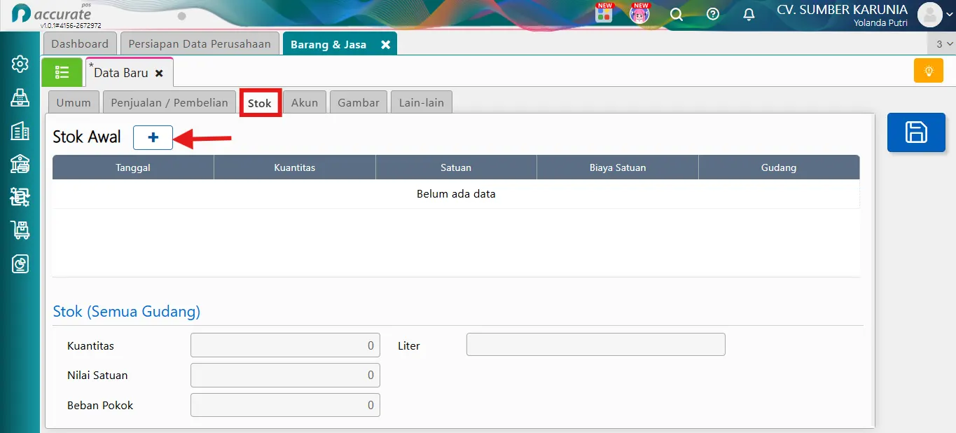 melengkapi data Perusahaan