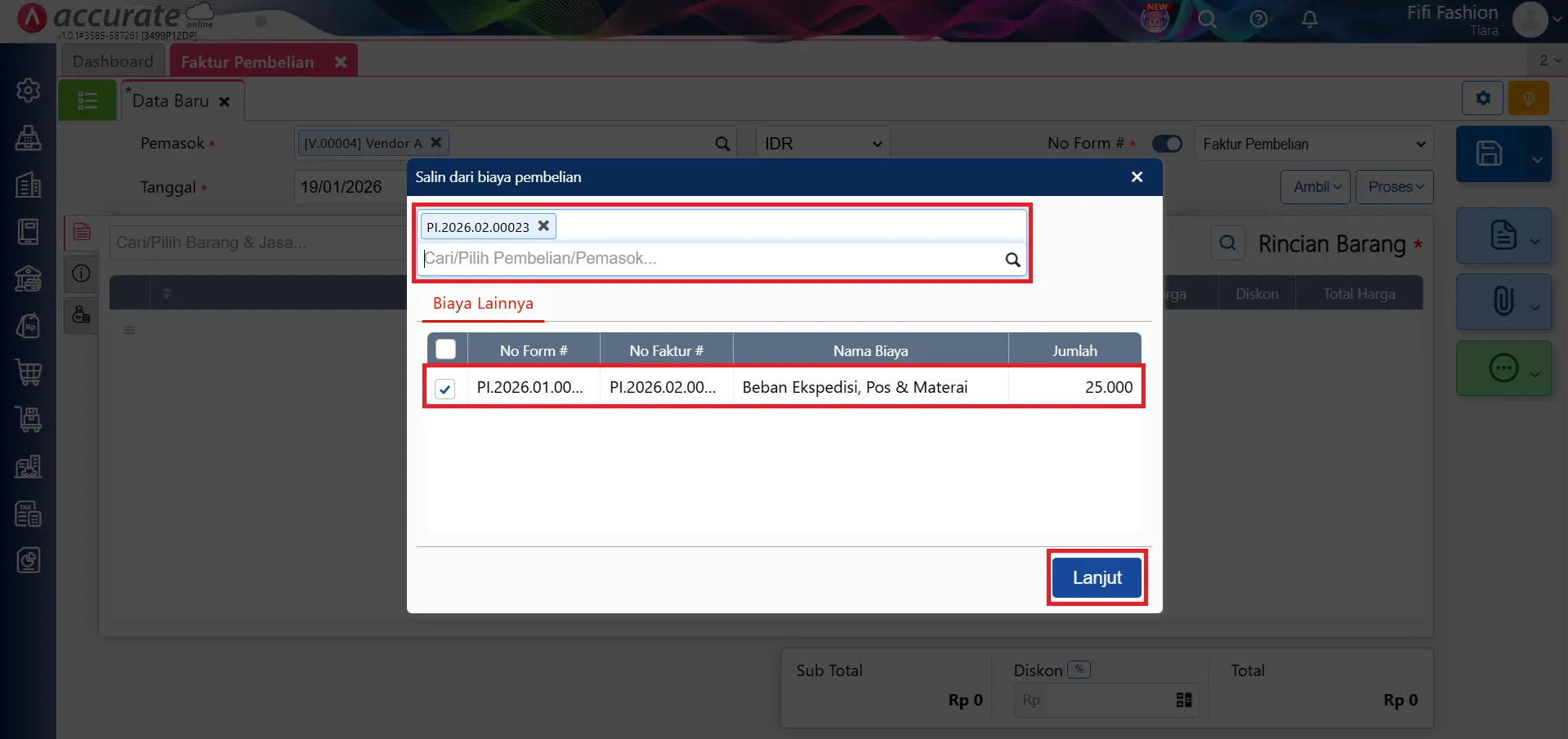 Alokasi biaya tambahan ke HPP