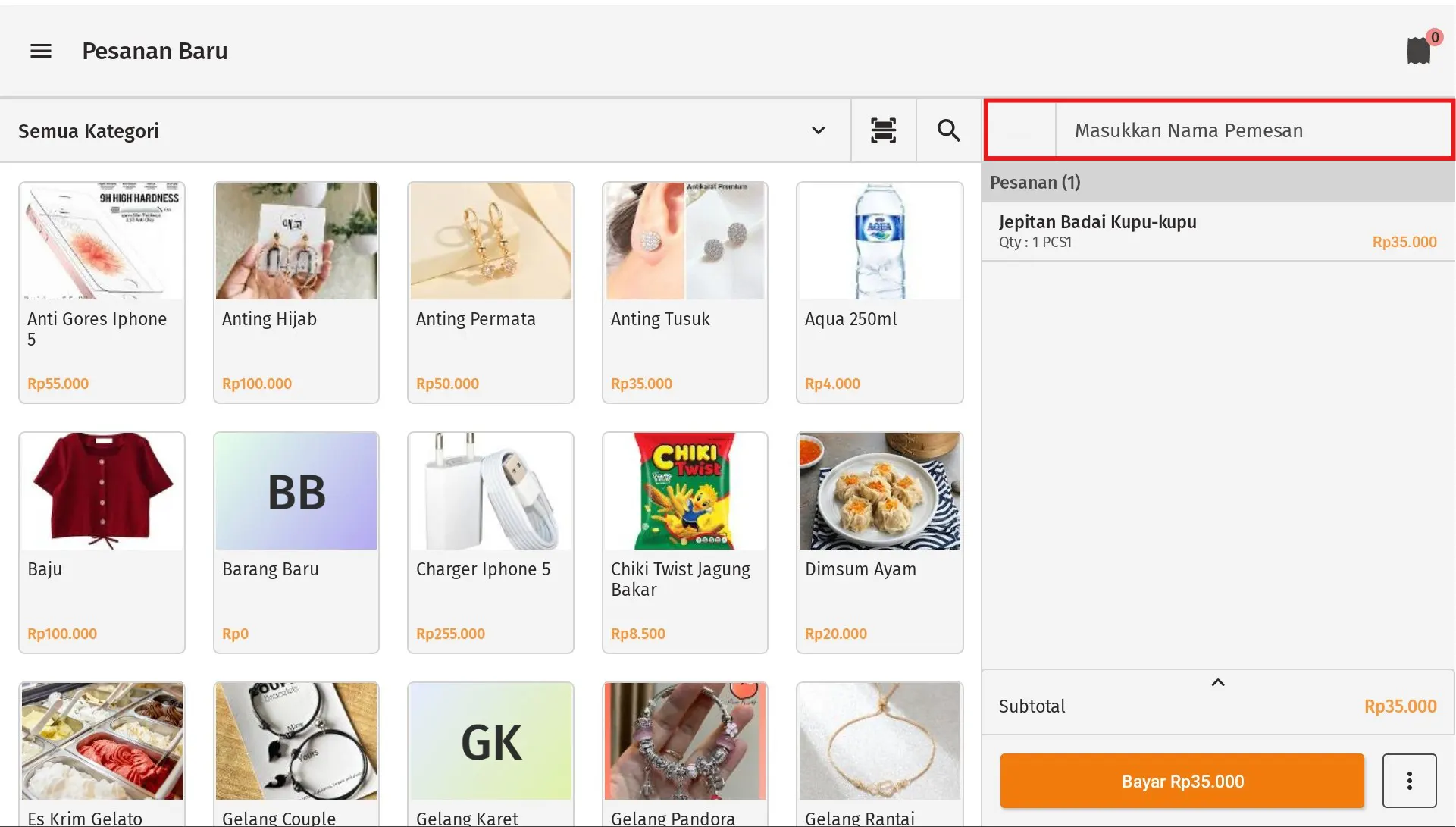 membuat retur ganti barang