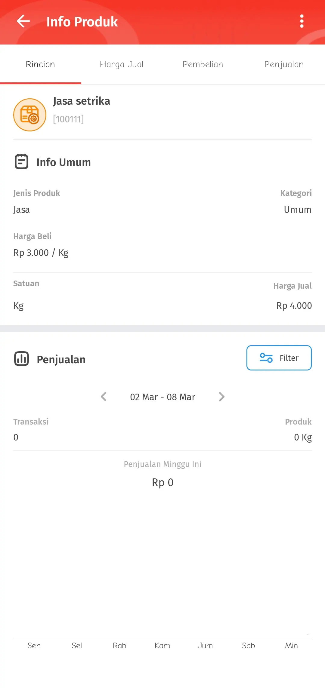 menambahkan produk jasa