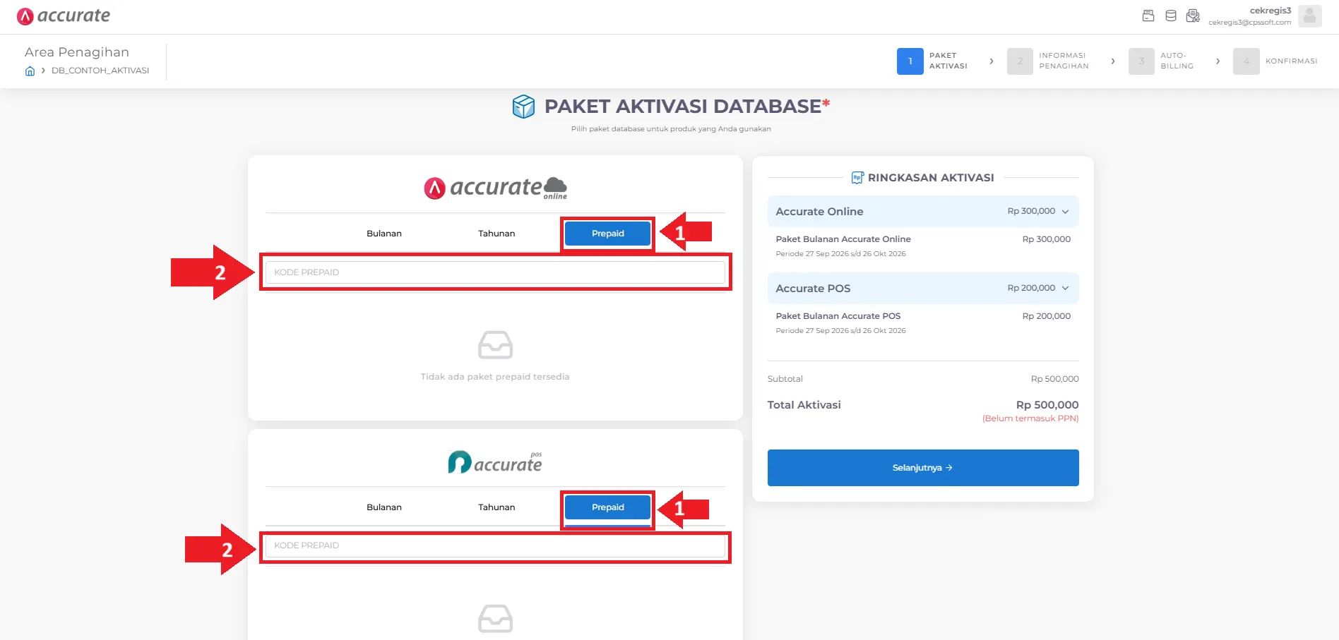 Aktivasi Accurate Online dan Accurate POS