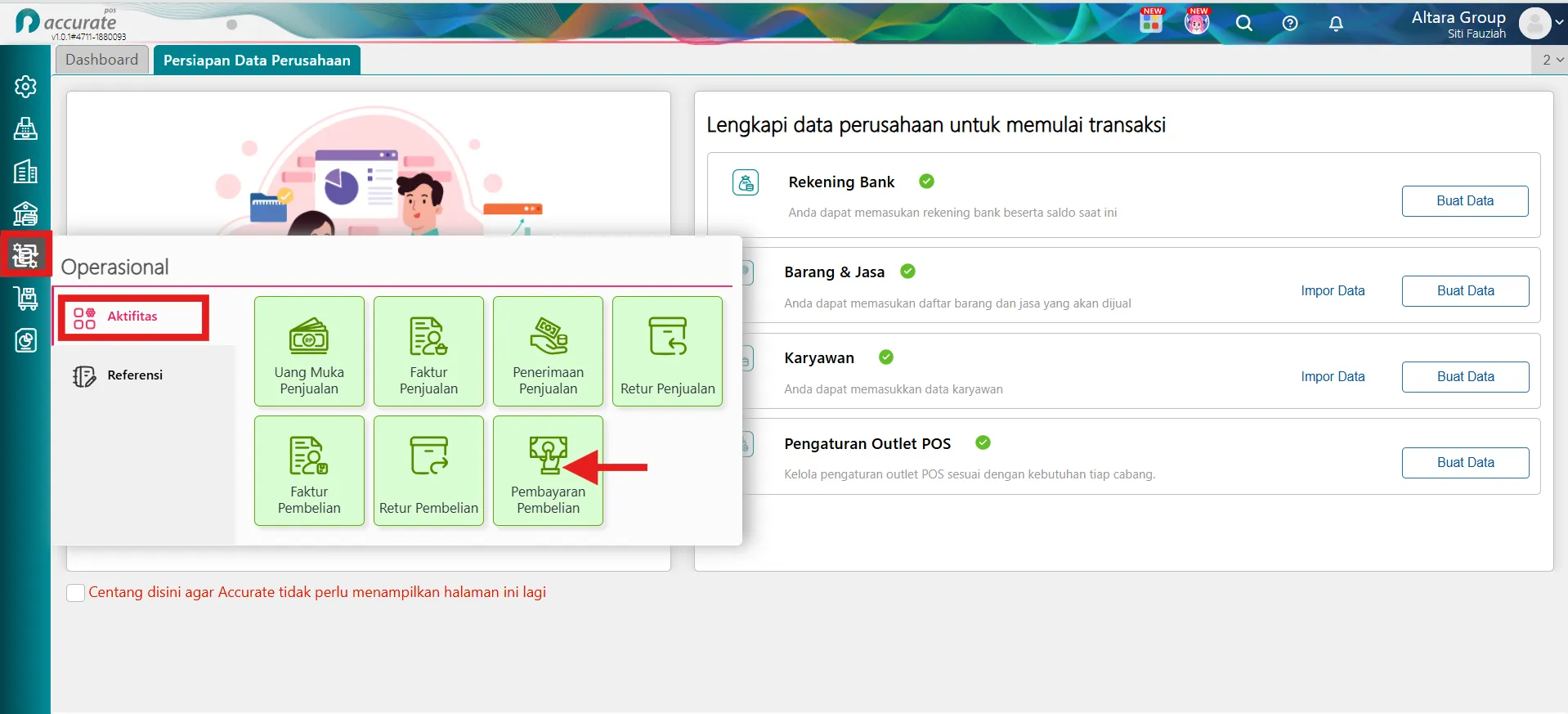 Retur Pembelian Accurate POS