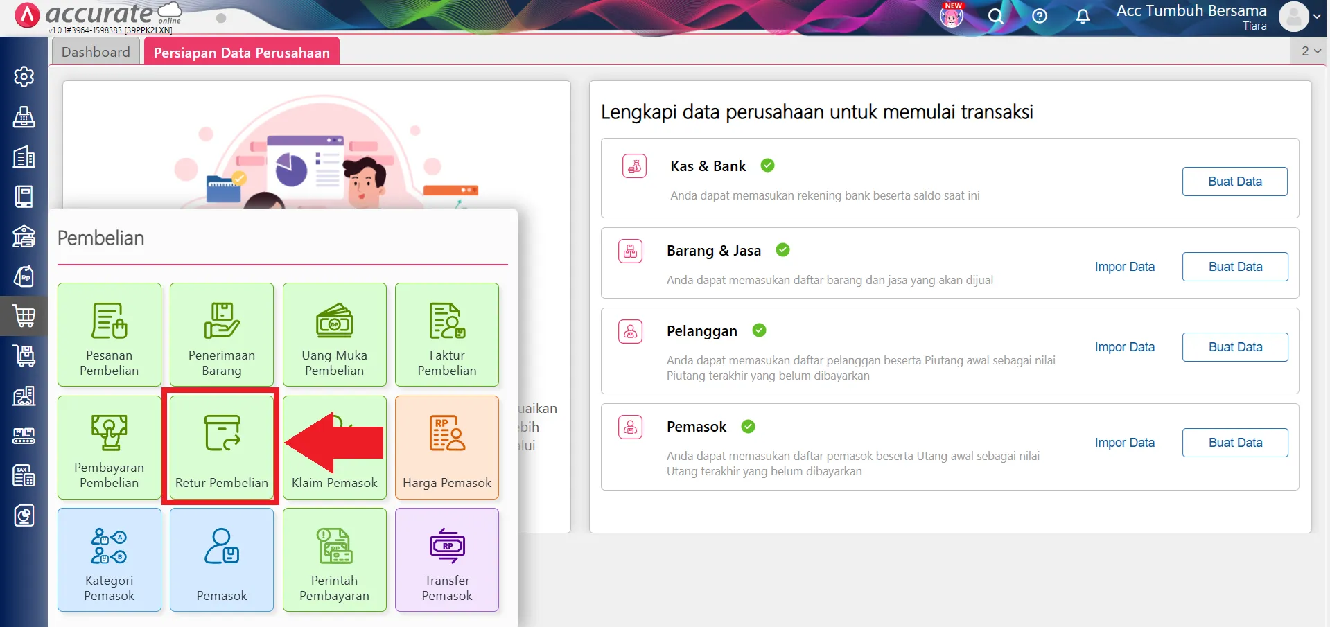 mencatat kasbon pemasok