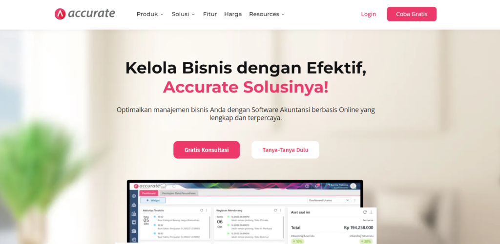 Cara Membuat Akun Accurate Online 1