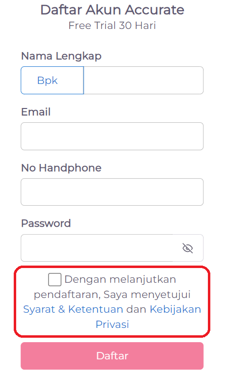 Cara Membuat Akun Accurate Online 6