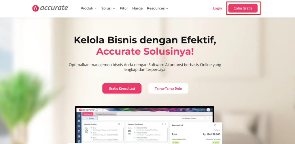 Cara Membuat Akun Accurate Online 7